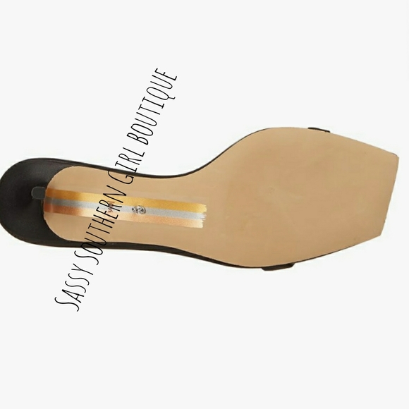 🆕⭐Sam Edelman black leather kitten heel sandals - Picture 4 of 11